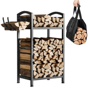 Yorbay Kaminholzregal 2 Ebenen aus Metall mit Oxford - Tasche - YB123-T088 - 8 - Yorbay.de