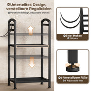 Yorbay Kaminholzregal 2 Ebenen aus Metall mit Oxford - Tasche - YB123-T088 - 5 - Yorbay.de