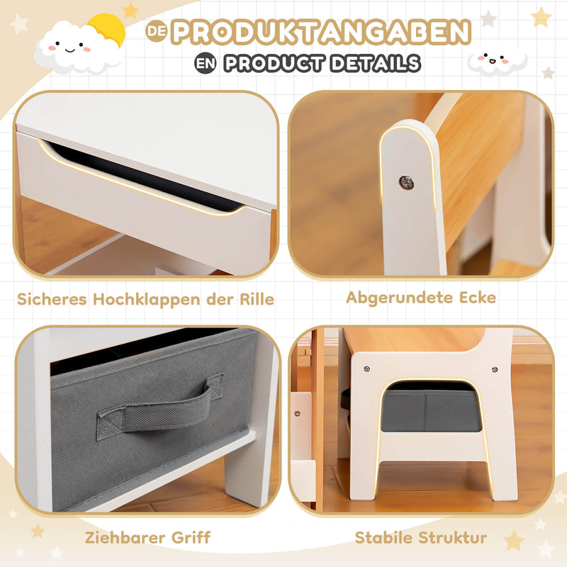 Kindersitzgruppe mit umkehrbarer Tischplatte - 6 - Yorbay.de