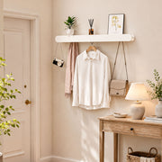 Yorbay Metall-Wandgarderobe mit Ablage und Haken, verschiedene Größen - YM001-N004 - 55 - Yorbay.de