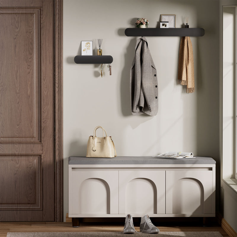 Yorbay Metall Schlüsselbrett mit Ablage und 6 Haken - YB141-T099 - 6 - Yorbay.de