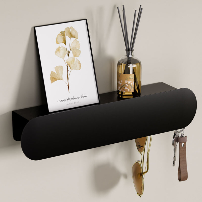 Yorbay Metall Schlüsselbrett mit Ablage und 6 Haken - YB141-T099 - 2 - Yorbay.de