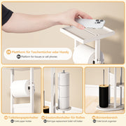 Yorbay Stand WC - Garnitur aus Bambus - YB025 - Z046 - 22 - Yorbay.de