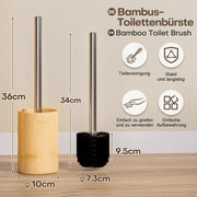 Yorbay Toilettenbürste mit Bambus - Halter - YB111 - Z116 - 3 - Yorbay.de