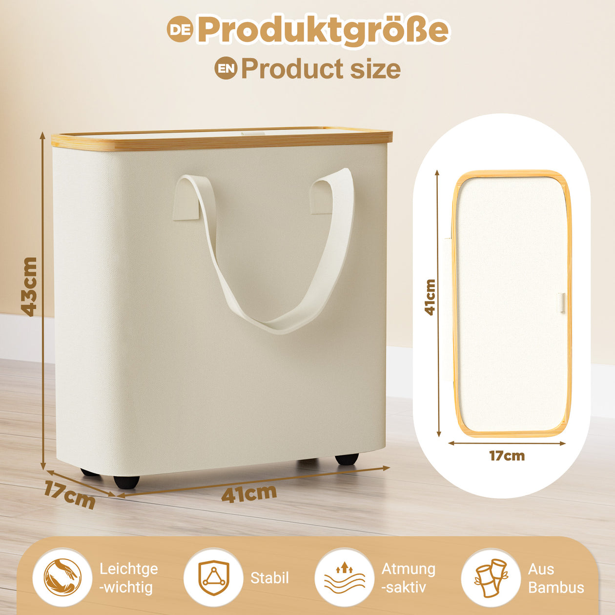 Yorbay Toilettenpapier Aufbewahrungskorb 30L - YB069 - Z106 - 3 - Yorbay.de