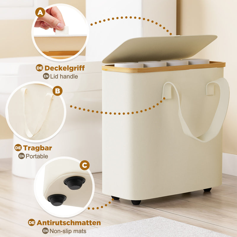 Yorbay Toilettenpapier Aufbewahrungskorb 30L - YB069 - Z106 - 5 - Yorbay.de