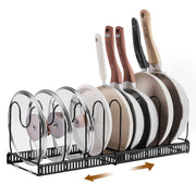 Yorbay Topfdeckelhalter mit 10 verstellbaren Fächern - F210 - 1 - Yorbay.de