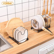 Yorbay Topfdeckelhalter mit 10 verstellbaren Fächern - F210 - 8 - Yorbay.de