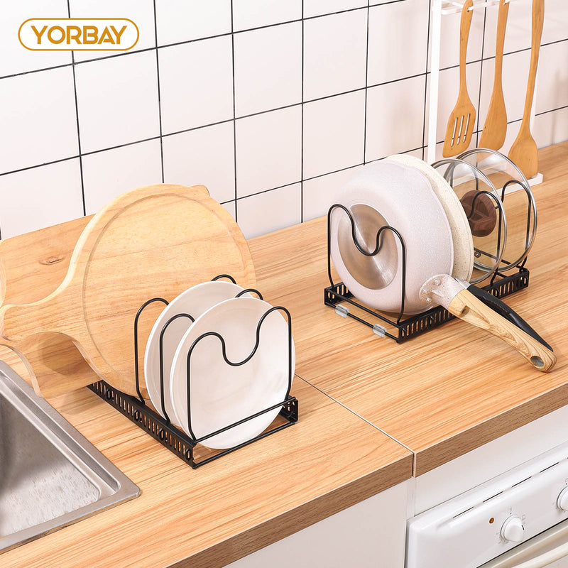 Yorbay Topfdeckelhalter mit 10 verstellbaren Fächern - F210 - 8 - Yorbay.de