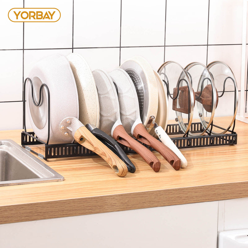 Yorbay Topfdeckelhalter mit 10 verstellbaren Fächern - F210 - 2 - Yorbay.de