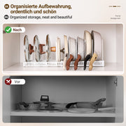 Yorbay Topfdeckelhalter mit 10 verstellbaren Fächern - F211 - 14 - Yorbay.de