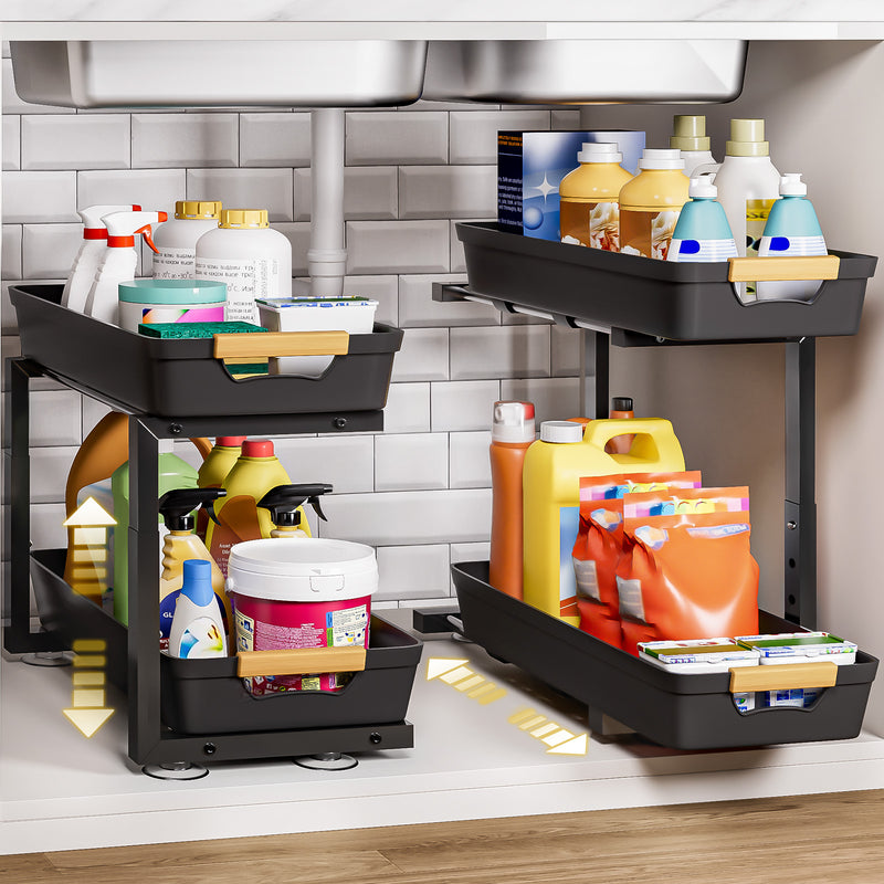Yorbay Bamboo Standing Toilet Set