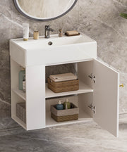 Yorbay hängender Waschtischunterschrank 55 cm mit Waschbecken - YB097 - D053 - 7 - Yorbay.de