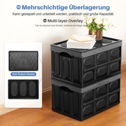 Yorbay 2er - Set faltbare Aufbewahrungsboxen aus Kunststoff mit Deckel - F86 - 32 - Yorbay.de