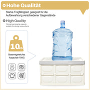 Yorbay 2er - Set faltbare Aufbewahrungsboxen aus Kunststoff mit Deckel - F86 - 31 - Yorbay.de