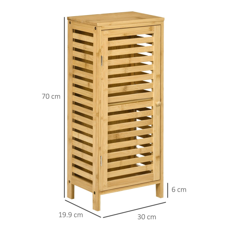 Badzimmerschrank mit Tür und Ablage - YB - T3323P299344 - 3 - Yorbay.de