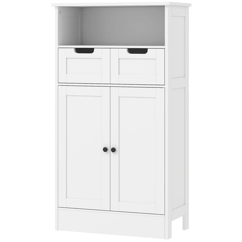 Badezimmerschrank mit Ablagen, Schubladen und Türfach - YB - T3323P300264 - 1 - Yorbay.de