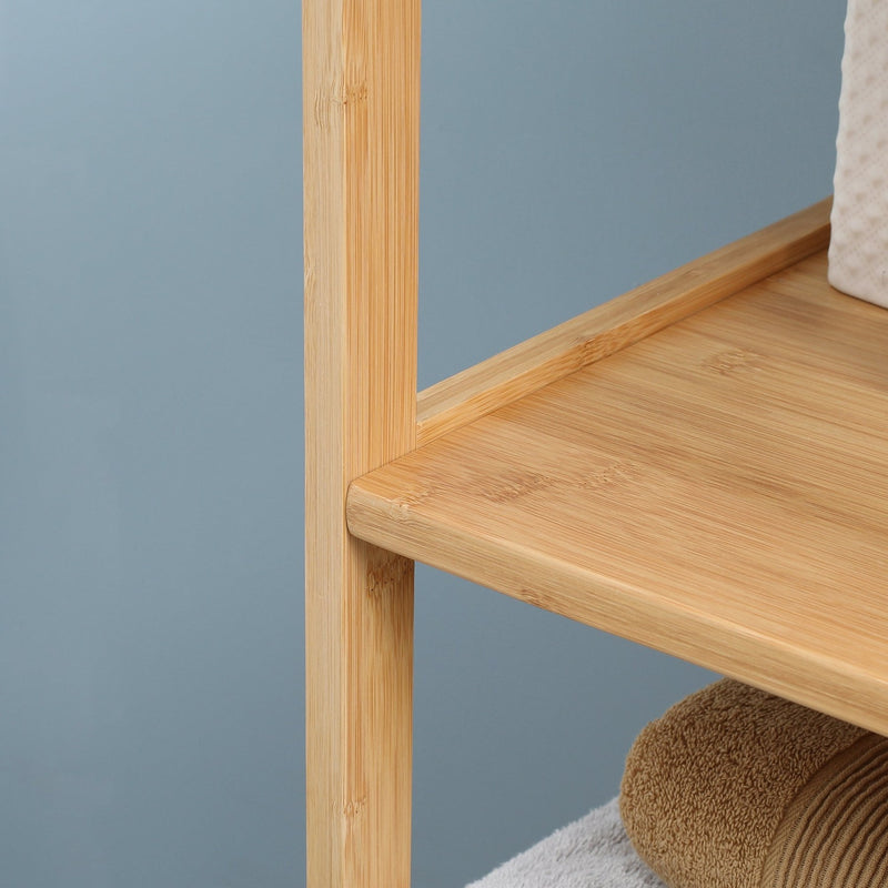 Badezimmerschrank aus Bambus mit Schubladen und Regalen - YB - T3323P303342 - 5 - Yorbay.de