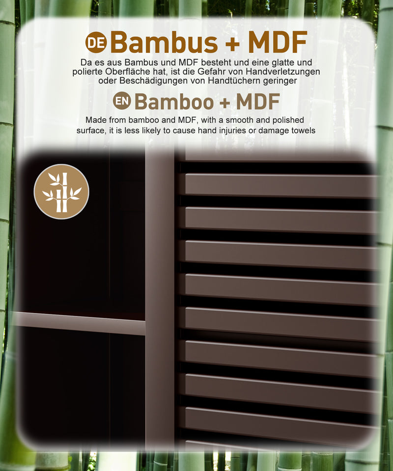 Yorbay Badezimmerschrank mit Tür und Regalen, 70 x 56 x 20 cm - YB070 - Z096 - 24 - Yorbay.de