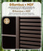 Yorbay Badezimmerschrank mit Tür und Regalen, 70 x 56 x 20 cm - YB070 - Z096 - 24 - Yorbay.de
