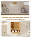 Yorbay Badezimmerschrank mit Tür und Regalen, 70 x 56 x 20 cm - YB070 - Z094 - 5 - Yorbay.de