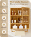 Yorbay Badezimmerschrank mit Tür und Regalen, 70 x 56 x 20 cm - YB070 - Z094 - 6 - Yorbay.de