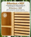 Yorbay Badezimmerschrank mit Tür und Regalen, 70 x 56 x 20 cm - YB070 - Z094 - 7 - Yorbay.de