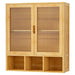 Yorbay Badezimmerschrank mit Doppeltür und Fächern, 59 x 22 x 66 cm - YB - YB071 - Z097 - 1 - Yorbay.de