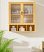 Yorbay Badezimmerschrank mit Doppeltür und Fächern, 59 x 22 x 66 cm - YB - YB071 - Z097 - 9 - Yorbay.de