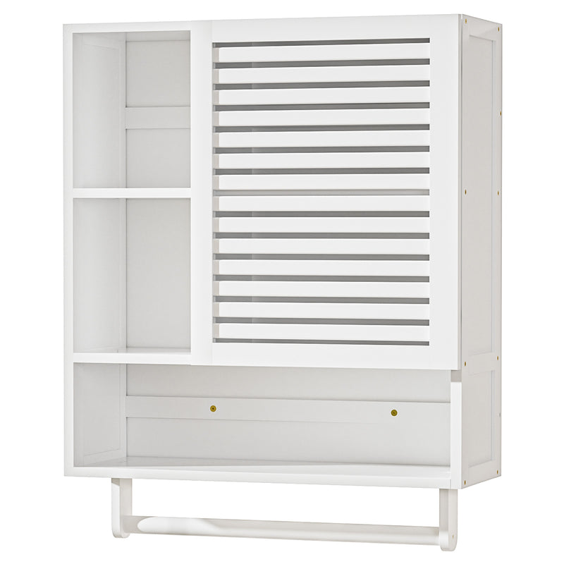 Yorbay Badezimmerschrank mit Tür und Regalen, 70 x 56 x 20 cm - YB070 - Z095 - 10 - Yorbay.de