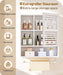 Yorbay Badezimmerschrank mit Tür und Regalen, 70 x 56 x 20 cm - YB070 - Z095 - 16 - Yorbay.de