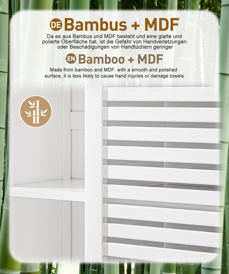 Yorbay Badezimmerschrank mit Tür und Regalen, 70 x 56 x 20 cm - YB070 - Z095 - 15 - Yorbay.de