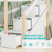 Baumhaus - Etagenbett mit Stauraum, 90×200 cm - YB - 32269901AAN - 4 - Yorbay.de