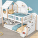 Baumhaus - Etagenbett mit Stauraum, 90×200 cm - YB - 32269901AAN - 7 - Yorbay.de