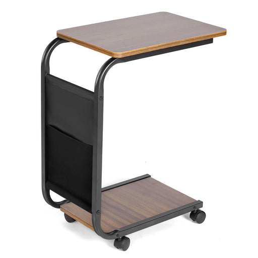 Yorbay C - förmiger Beistelltisch auf Rollen, 30×45×65 cm - YB058-T052A - 1 - Yorbay.de