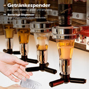 Yorbay LED - beleuchtetes Weinregal aus Holz mit 4 Getränkespender und Flaschenhalter - YB020 - D020 - 6 - Yorbay.de