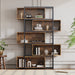 Industrielles Bücherregal mit 5 Etagen, 176 x 121 x 35 cm - YB - LY237022AAA - 2 - Yorbay.de