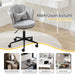 Höhenverstellbarer Ankleidestuhl / Bürostuhl mit Rückenlehne und Kissen - YB - N653P264946G - 7 - Yorbay.de