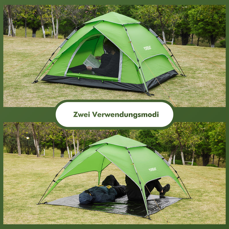 Yorbay Pop - Up - Zelt für 3 - 4 Personen Grasgrün - YB004-S093 - 16 - Yorbay.de