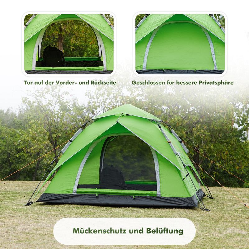 Yorbay Pop - Up - Zelt für 3 - 4 Personen Grasgrün - YB004-S093 - 18 - Yorbay.de
