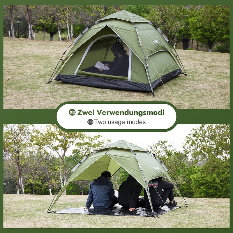 Yorbay Pop - Up - Zelt für 3 - 4 Personen Grasgrün - YB004-S093 - 8 - Yorbay.de