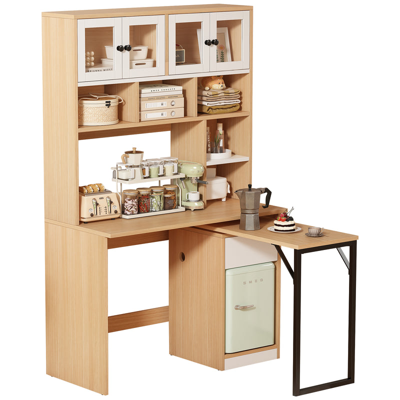 Schreibtisch mit drehbarer Tischplatte - YB - LY316292AAB - 9 - Yorbay.de