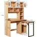 Schreibtisch mit drehbarer Tischplatte - YB - LY316292AAB - 3 - Yorbay.de