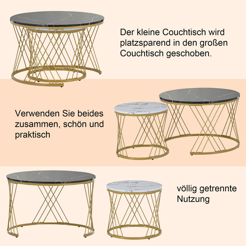 2er-Set - Runder Couchtisch WF300416BAA_6
