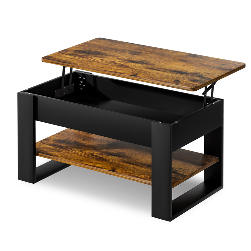 Yorbay Couchtisch mit Lift - Top, Stauraum & Ablage - YW005-D072 - 1 - Yorbay.de