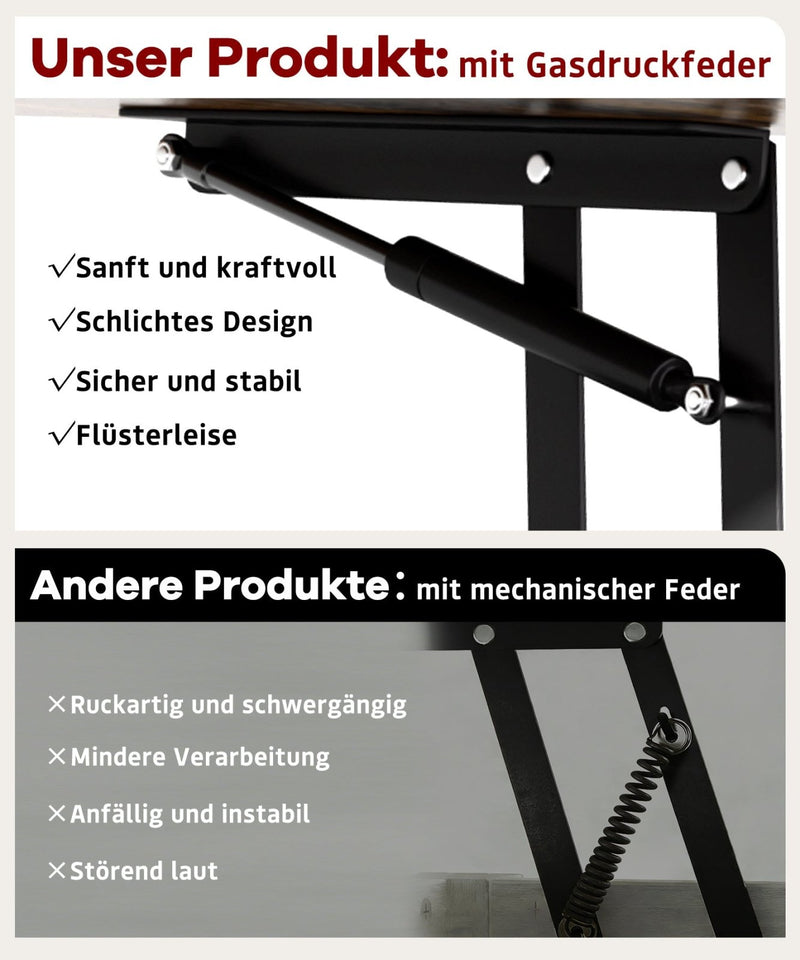 Yorbay Couchtisch mit Lift - Top, Stauraum & Ablage - YW005-D072 - 4 - Yorbay.de
