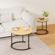 Yorbay 2er - Set Couchtische Rund im Industrie - Design - YB105 - T074 - 10 - Yorbay.de