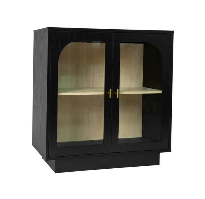 Doppeltür - Schrank mit Bogenelementen, 79 x 35 x 80 cm - YB - W1441P225367 - 6 - Yorbay.de