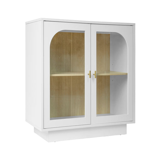 Doppeltür - Schrank mit Bogenelementen, 79 x 35 x 80 cm - YB - W1441P225291 - 1 - Yorbay.de