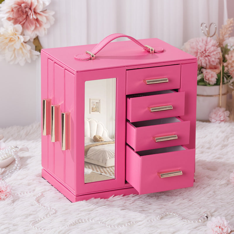 Yorbay Schmuckkästchen mit 360° Drehung Rosa - SL008-C151 - 39 - Yorbay.de